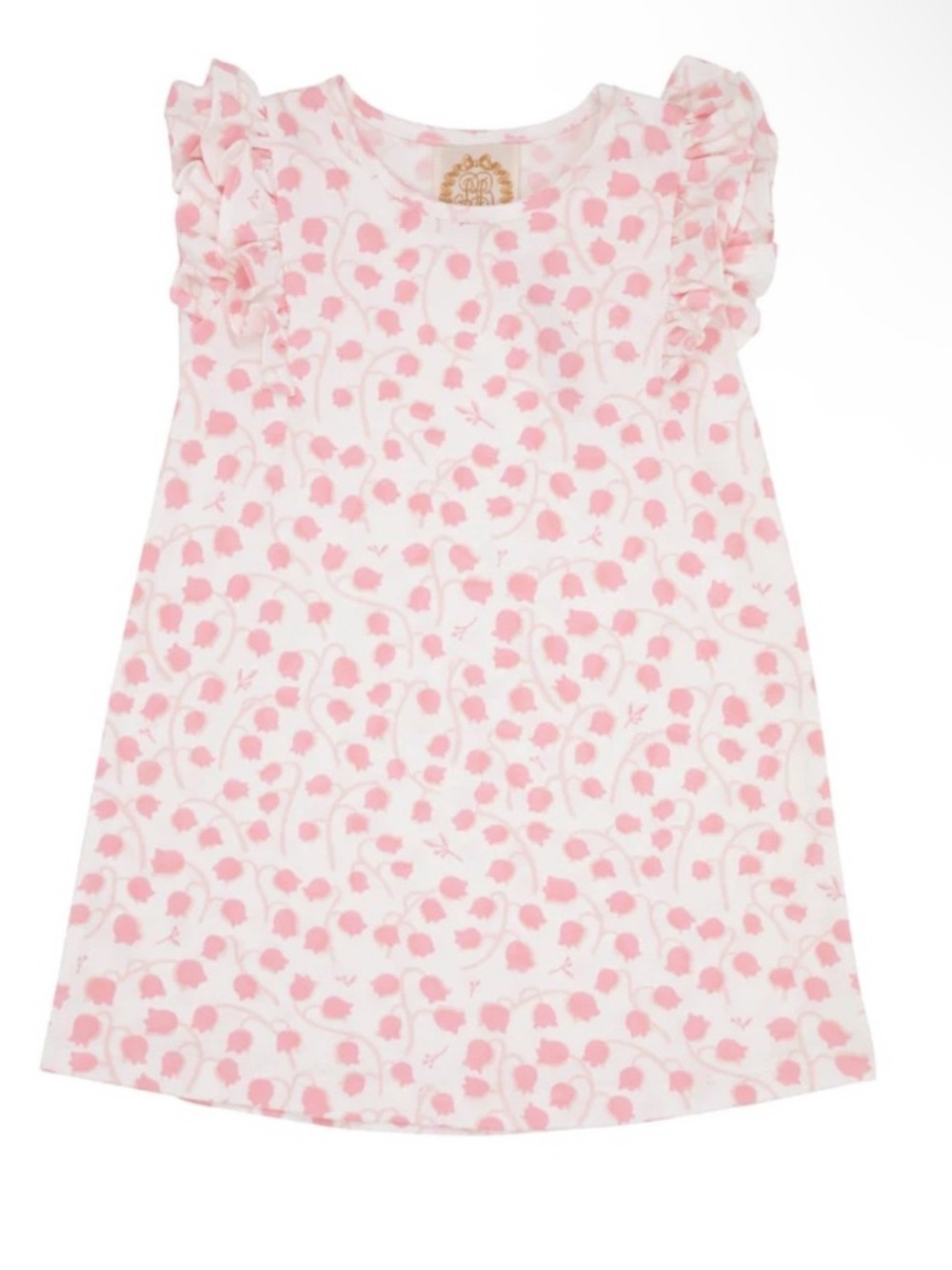 The Beaufort Bonnet Co. Girls Ruehling Ruffle Dress Boca Grande Garden 4T